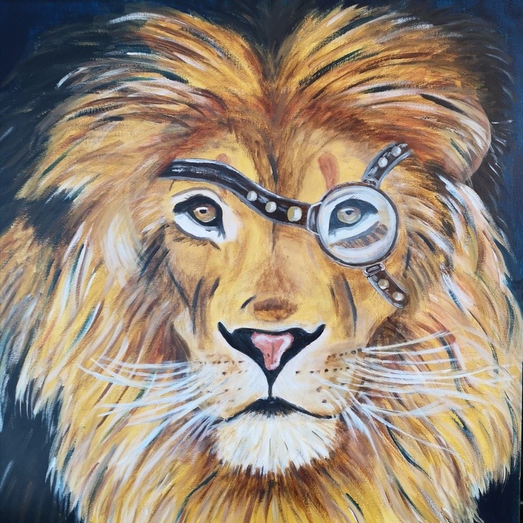 steampunk lion 