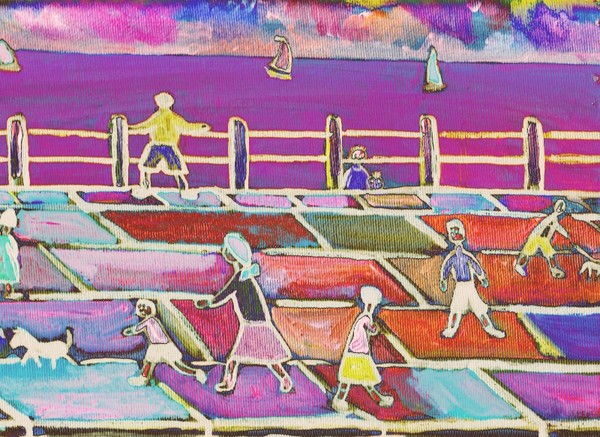 CHILDREN ON A PROMENADE