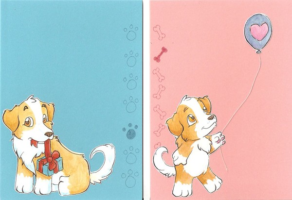 Cirrus cards - box and balloon