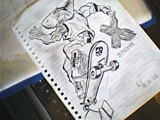 Shark skate board