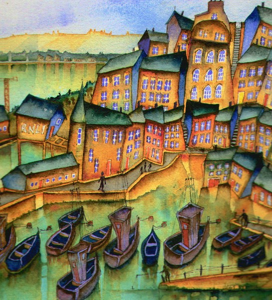 Tenby Harbour, S. Wales. UK