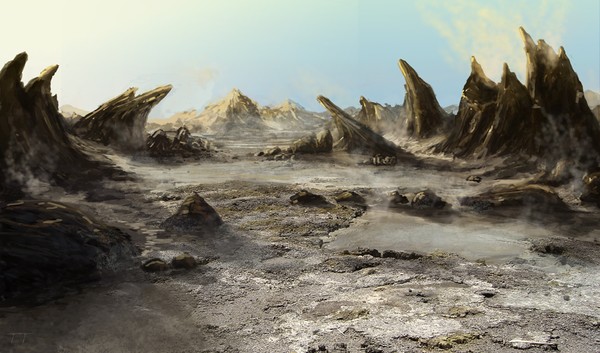 Caverin matte painting