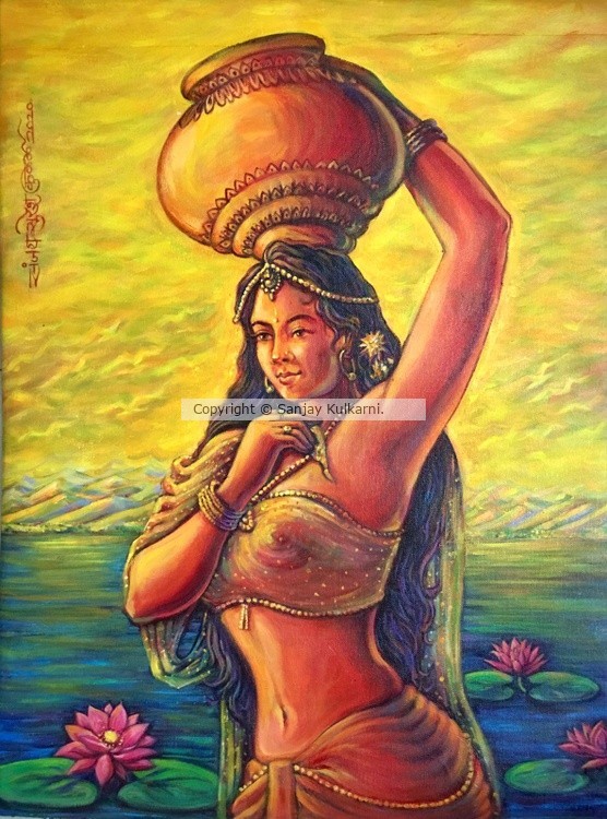 ‘Radha...Thinking of Krishna’