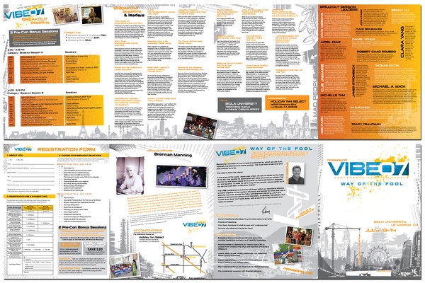 VIBE 07 4-panel brochure