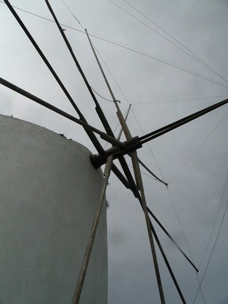 a windmill somewhere in greece