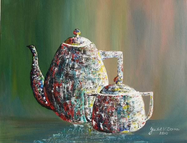 Sugar Bowl and Tea Pot