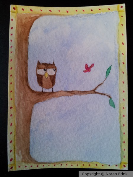 Owl and the Butterfly
