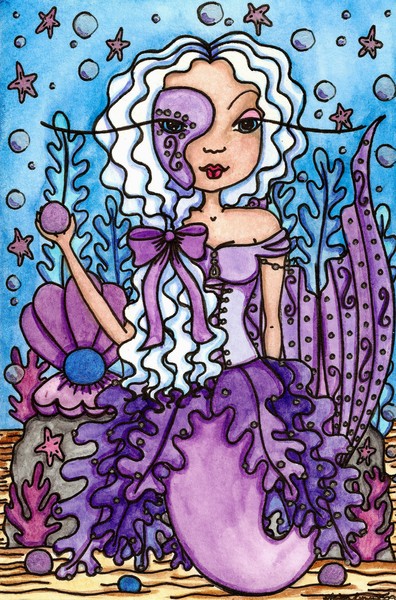 Mermaid Masquerade: Pearl