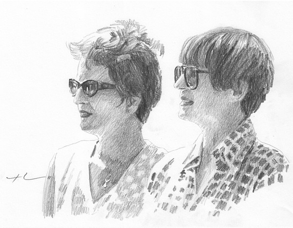 sunglasses drawing