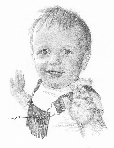 baby overalls drawing mike theuer