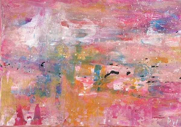 Original Abstract - Arabian Nights - 5x7
