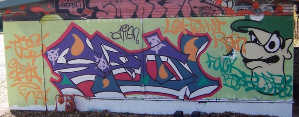 Spin Off Graffiti Tag 