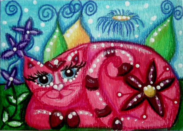 Whimsical Cat #15