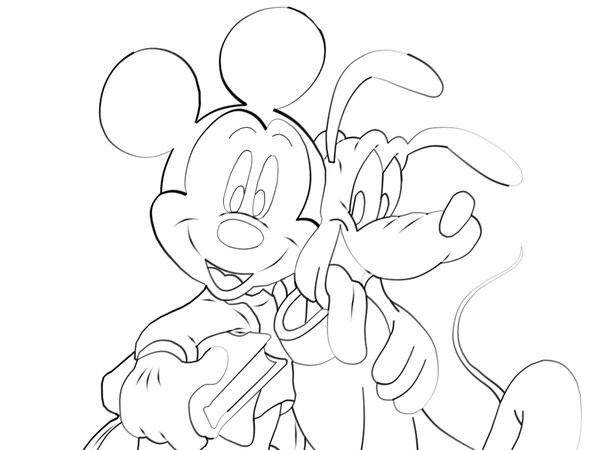 Mickey n Pluto