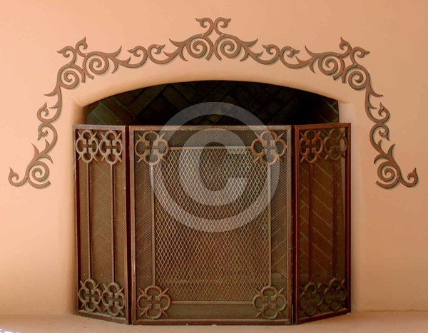 Trompe l'oeil Metal Scrollwork