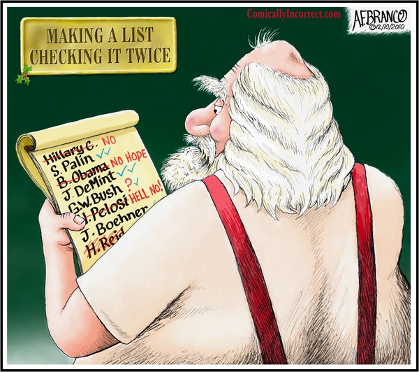 Santa's Making a List (Cartoon)