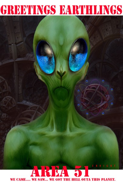 little green men.