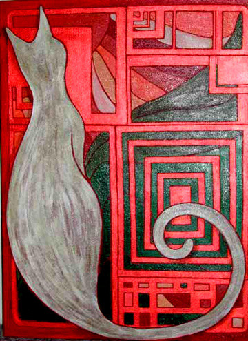 Art Deco Cat