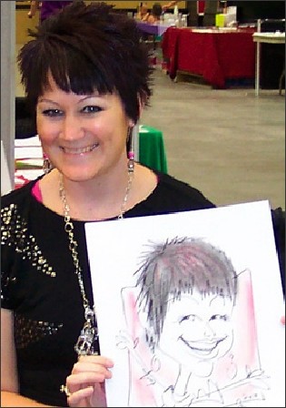 Souvenir Caricature sketch in minutes