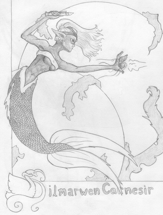Drow-mermaid