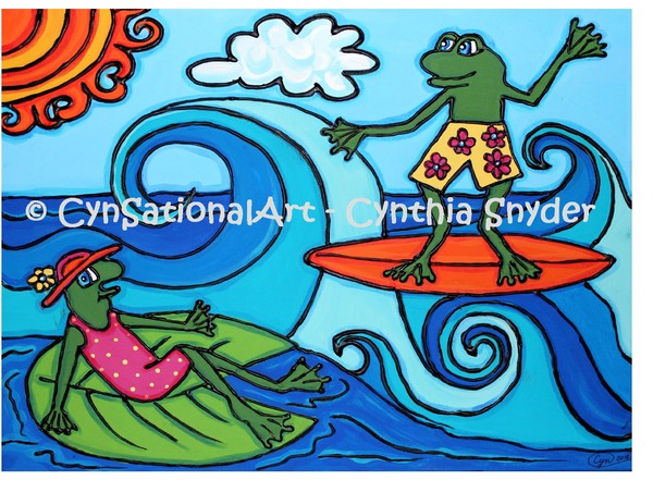 Frogs at the Beach