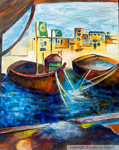 Boats at manora.