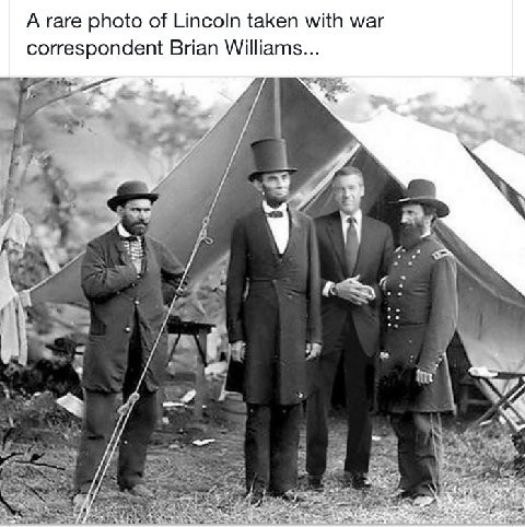 Very Rare photo of Lincoln