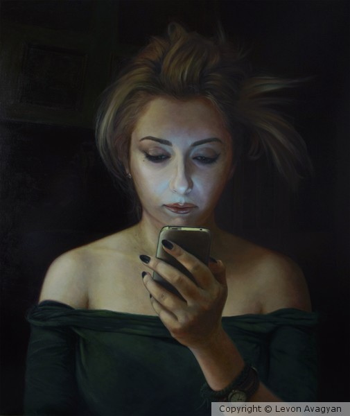 Girl with a phone