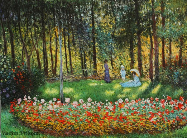 The Artist's Family in the Garden