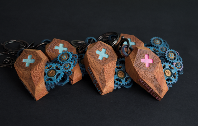 Dechart Games Heart Keychain