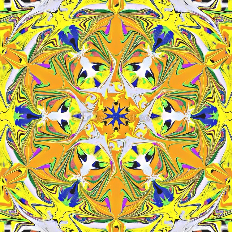 abstract colorfull yellow