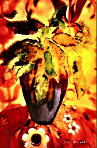 THE ELECTRIC VASE AND FLOWERS 1D