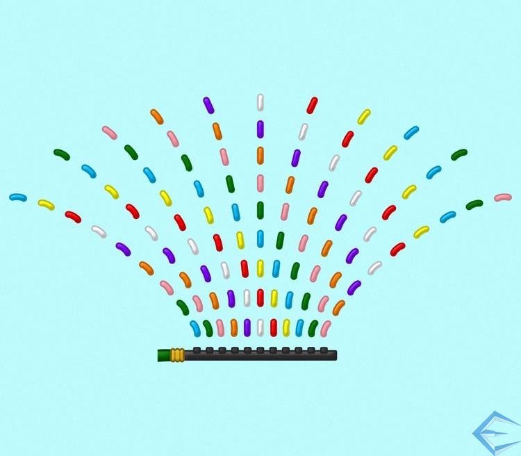 Rainbow Sprinkle-r
