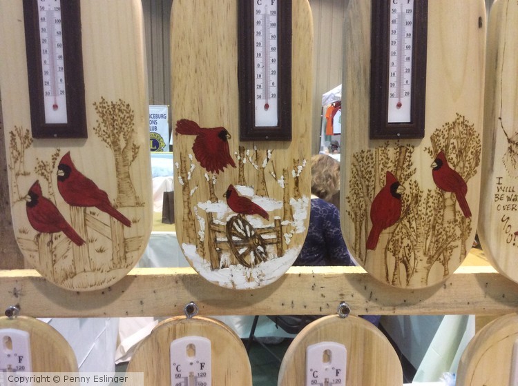 Custom Wood Burn Thermometers