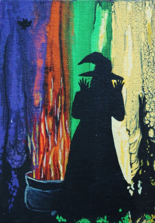 Witch With Caldron