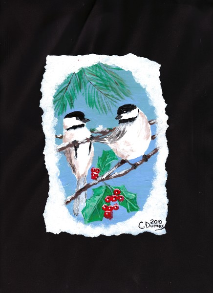 Christmas Chickadees