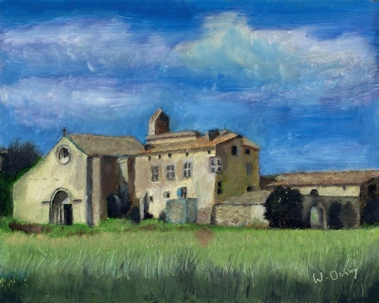 Old Monastary in the Fields