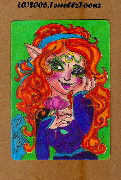 Elven Lady ACEO