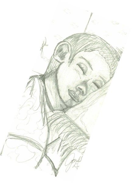 my son/frst attmpt at sketching people