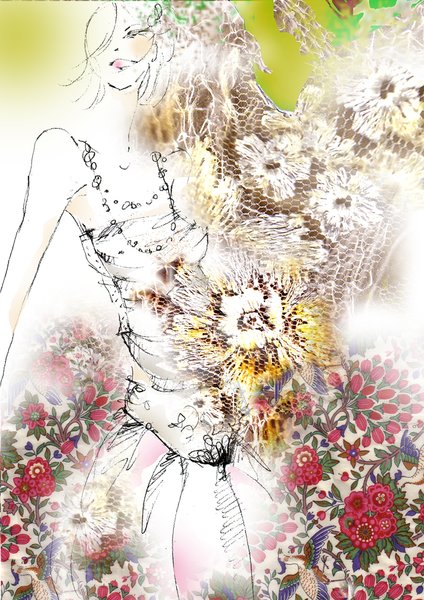 the girl in the garden