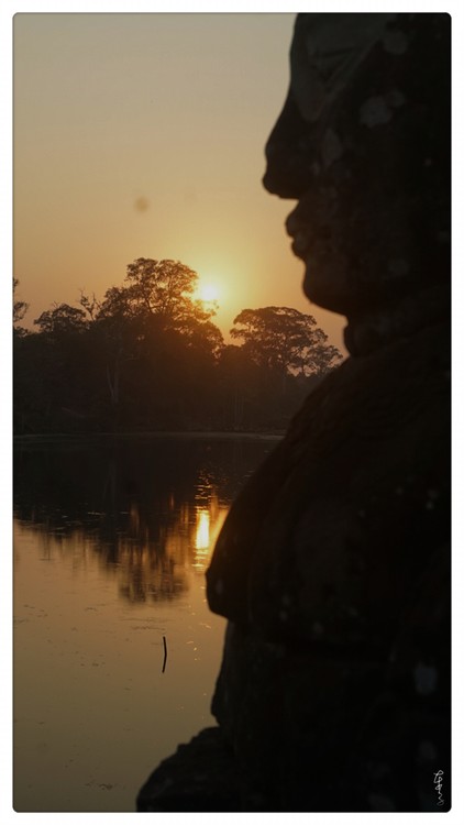 Sunset in Cambodia