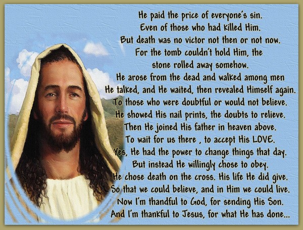 He Arose From The Dead.....