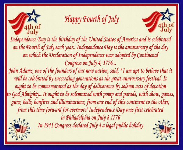 Happy Fourth Of July....