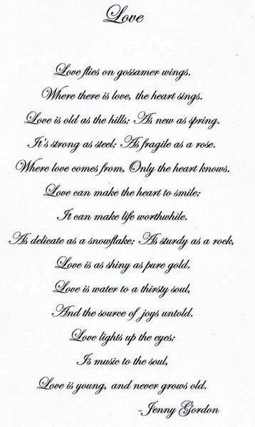 LOVE, Original Poem