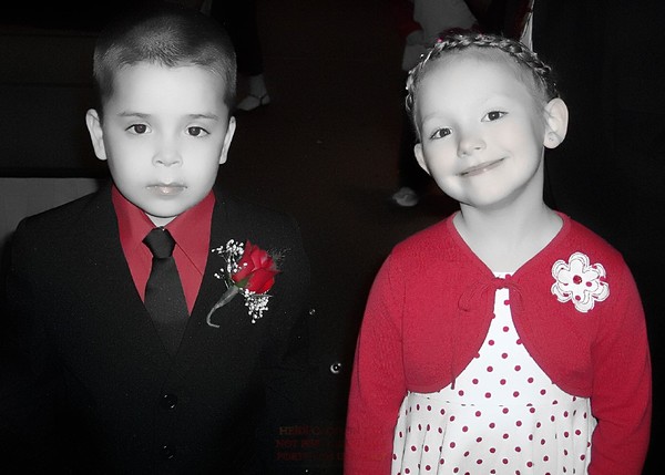 Flower Girl and Ring Bearer -Technicolor