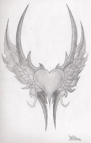 heart flying away