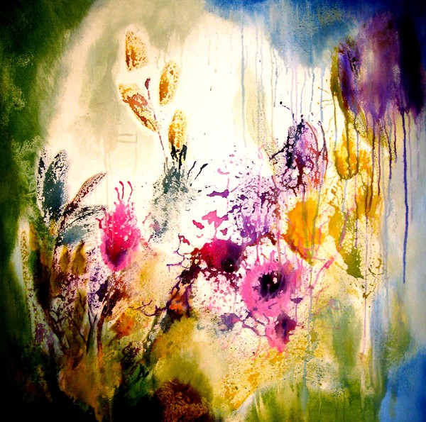 Flowers in a watergarden