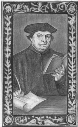 Martin Luther Book Illustration