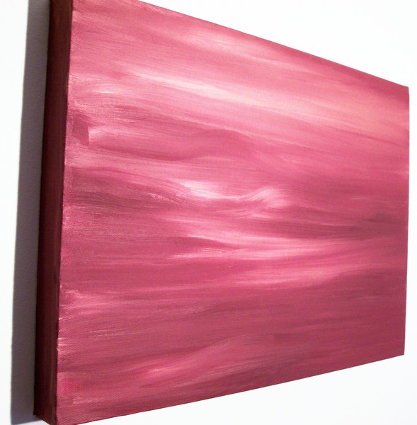 ABSTRACT BURGUNDY SUNSET