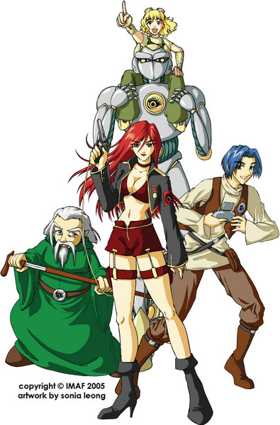 iTeam - mascots of IMAF